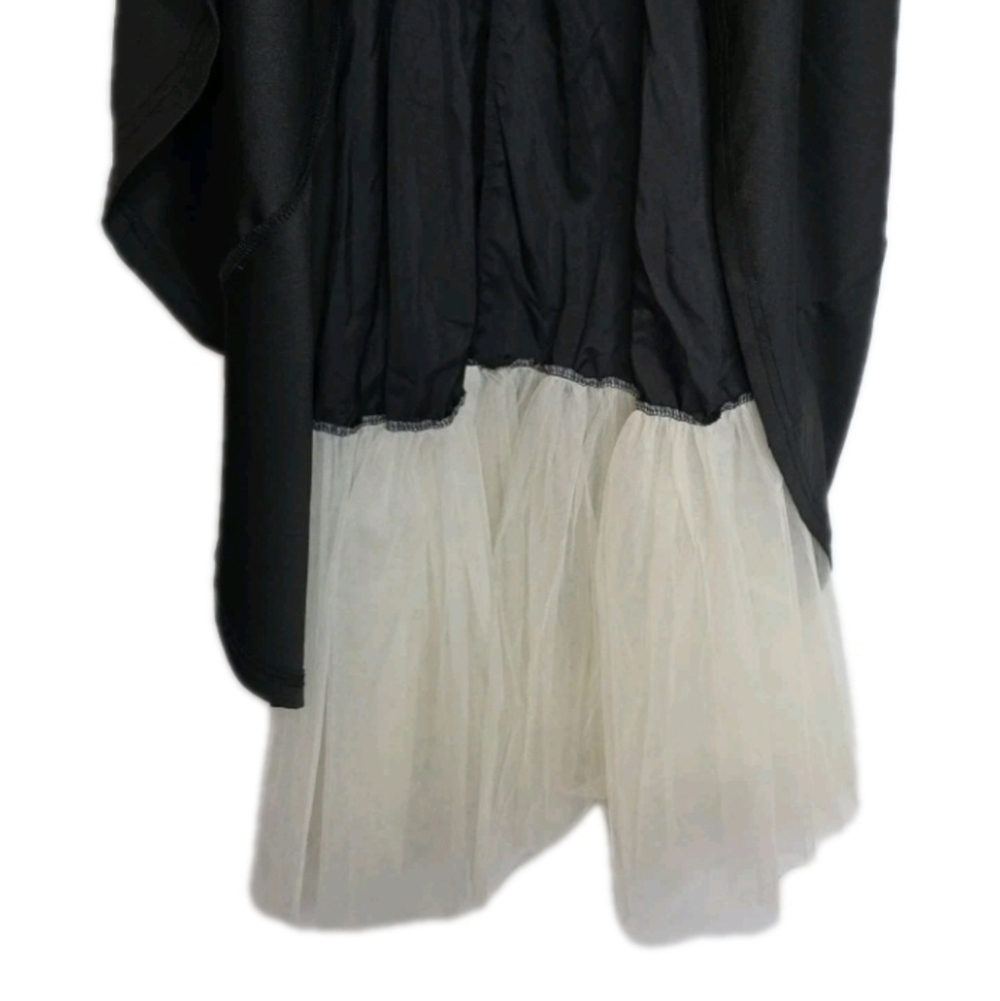 299. Vintage-Inspired Black Bustier Midi Dress - Picture 4 of 6